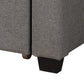 Baxton Studio Coronado Mid-Century Modern Transitional Beige Fabric Full Size 3-Drawer Storage Platform Bed | Beds | Modishstore - 20