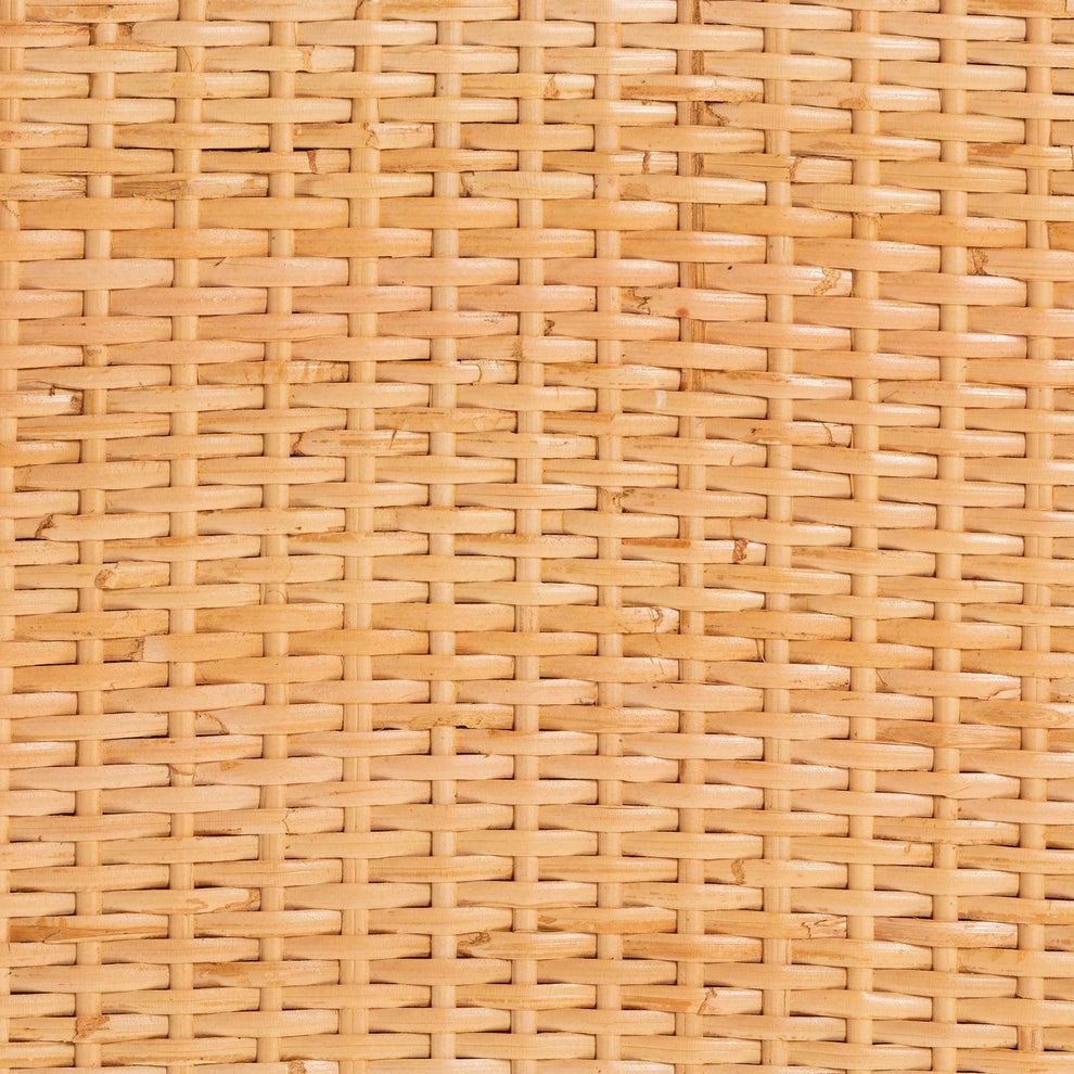 Baxton Studio bali & pari Vaere Modern Bohemian Natural Brown Rattan and Mahogany Wood Storage Cabinet | Cabinets | Modishstore - 7