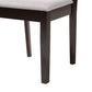 Baxton Studio Olympia Modern Grey Fabric and Espresso Brown Finished Wood Dining Chair | Dining Chairs | Modishstore - 6