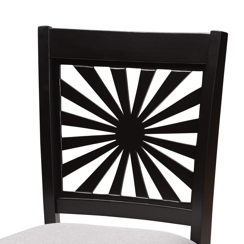Baxton Studio Olympia Modern Beige Fabric and Espresso Brown Finished Wood Counter Stool | Counter Stools | Modishstore - 14