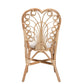 Baxton Studio bali & pari Jerica Modern Bohemian Natural Brown Rattan Dining Chair | Dining Chairs | Modishstore - 7