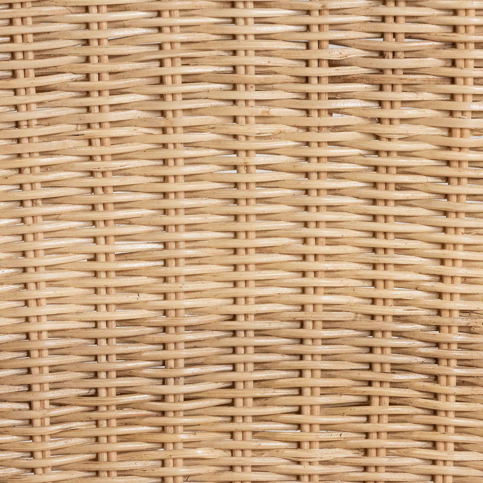 Baxton Studio bali & pari Sumatera Modern Bohemian Natural Brown Rattan 2-Piece Dining Chair Set | Dining Chairs | Modishstore - 7