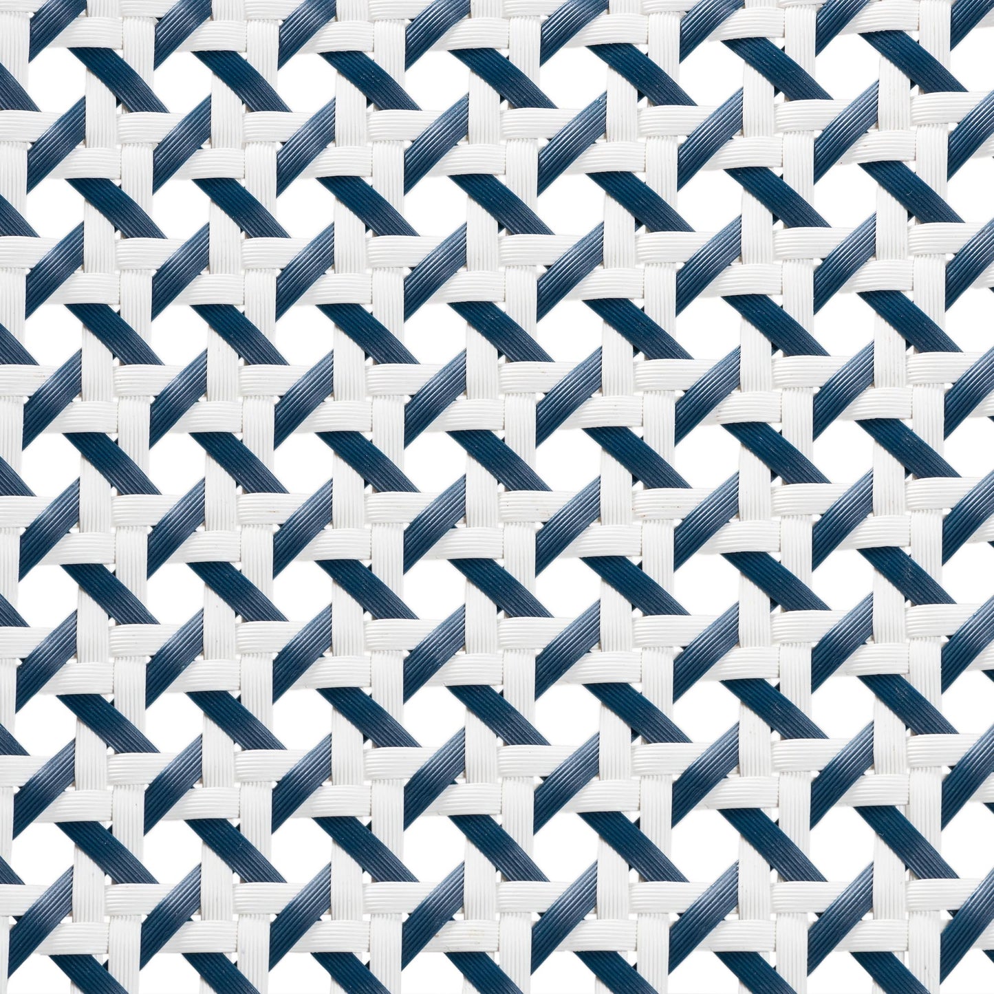 Baxton Studio bali & pari Luciana Modern French Blue and White Weaving Natural Rattan Bistro Chair | Dining Chairs | Modishstore - 8