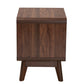 Baxton Studio Markell Mid-Century Transitional Walnut Brown Finished Wood 2-Drawer Nightstand | Nightstands | Modishstore - 5