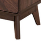 Baxton Studio Markell Mid-Century Transitional Walnut Brown Finished Wood 2-Drawer Nightstand | Nightstands | Modishstore - 7