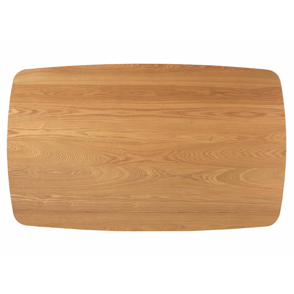 Baxton Studio Flora Mid-Century Modern Black Finished Wood Dining Table | Dining Tables | Modishstore - 15