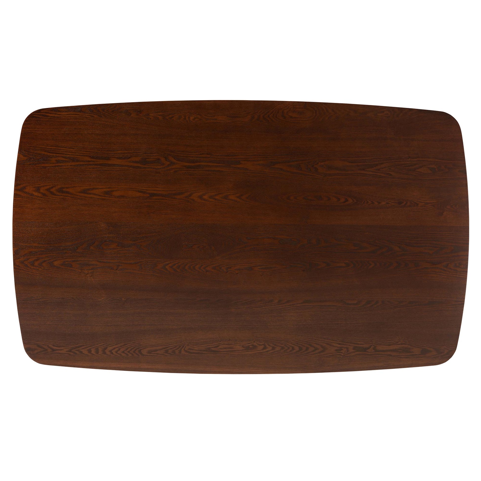 Baxton Studio Tarana Mid-Century Modern Grey Fabric and Walnut Brown Finished Wood 7-Piece Dining Set | Dining Sets | Modishstore - 7