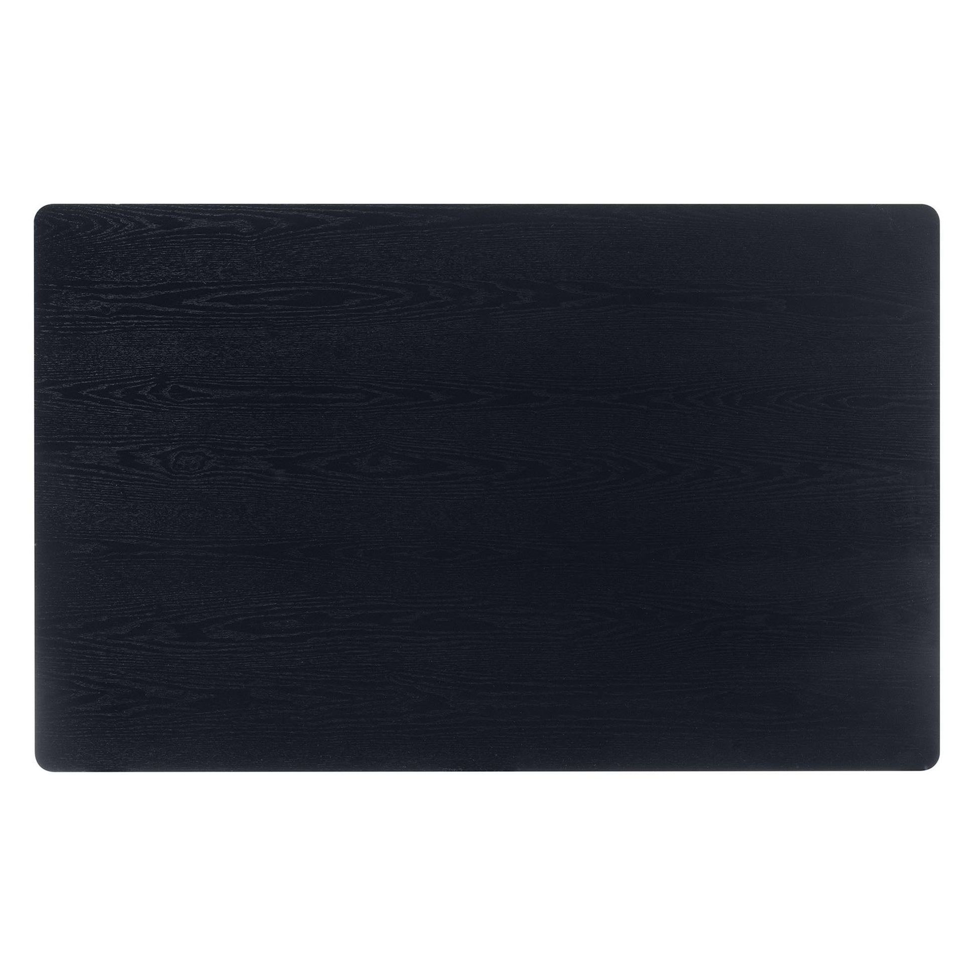 Baxton Studio Dannon Mid-Century Modern Cream Fabric and Black Finished Wood 5-Piece Dining Set | Dining Sets | Modishstore - 5