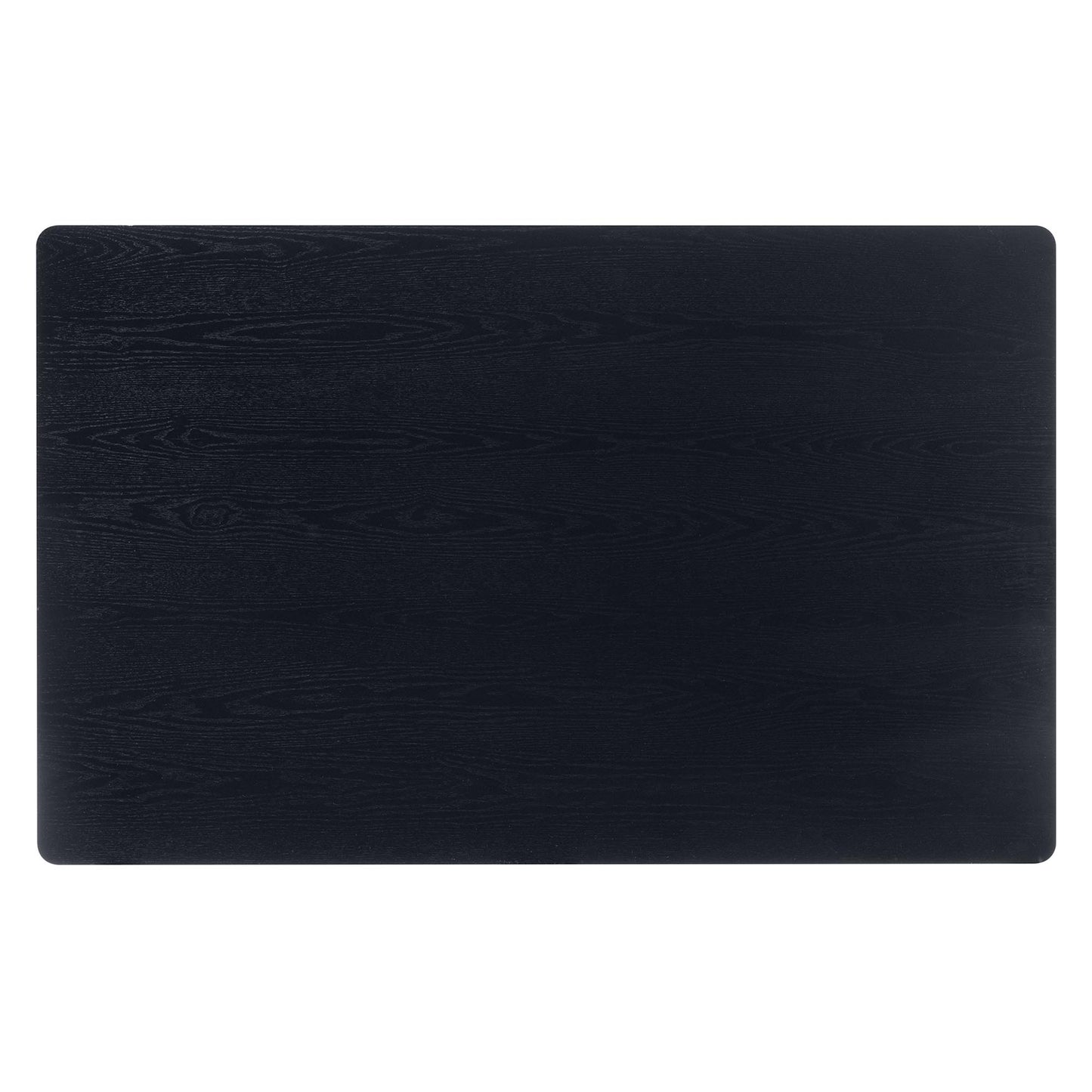 Baxton Studio Tarana Mid-Century Modern Cream Fabric and Black Finished Wood 5-Piece Dining Set | Dining Sets | Modishstore - 5