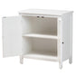 Baxton Studio Yelena Classic and Traditional White Finished Wood 2-Door Storage Cabinet | Cabinets | Modishstore - 5