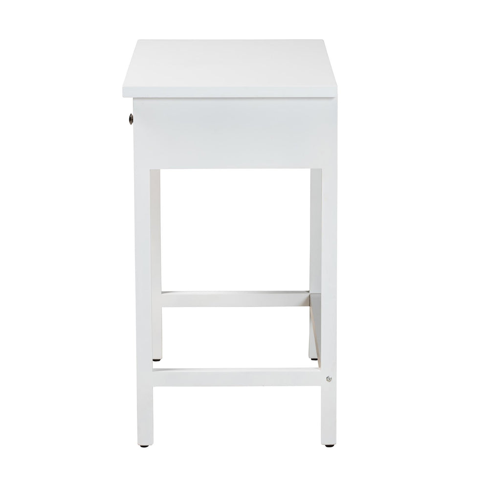 Baxton Studio Yelena Classic and Traditional White Finished Wood 2-Drawer Console Table | Console Tables | Modishstore - 5