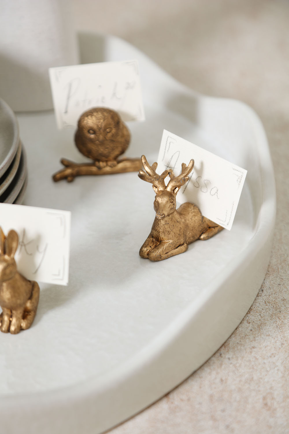 Enchanted Critter Name Card Holder Set of 8 By Accent Decor | Stands | Modishstore - 9