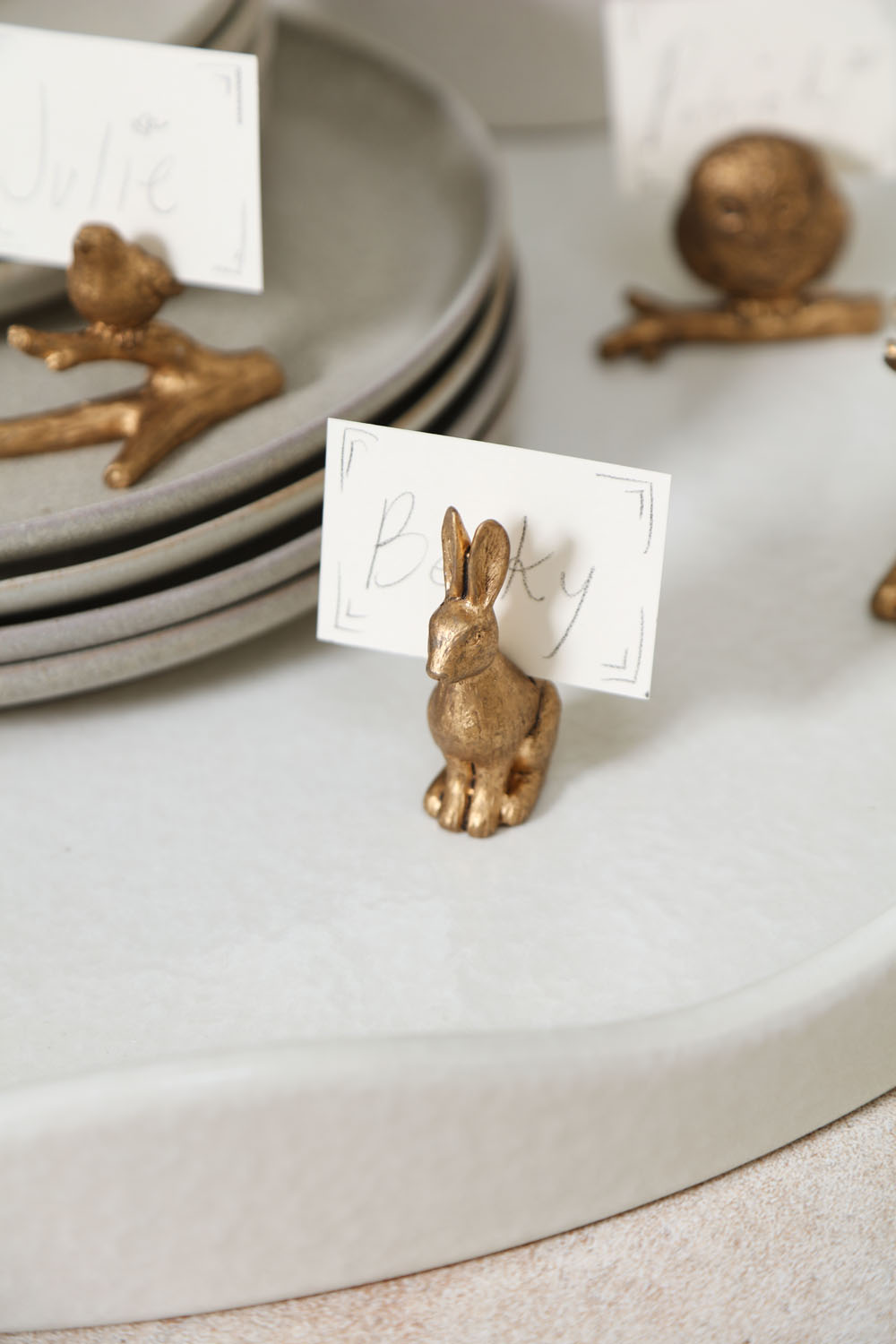 Enchanted Critter Name Card Holder Set of 8 By Accent Decor | Stands | Modishstore - 16