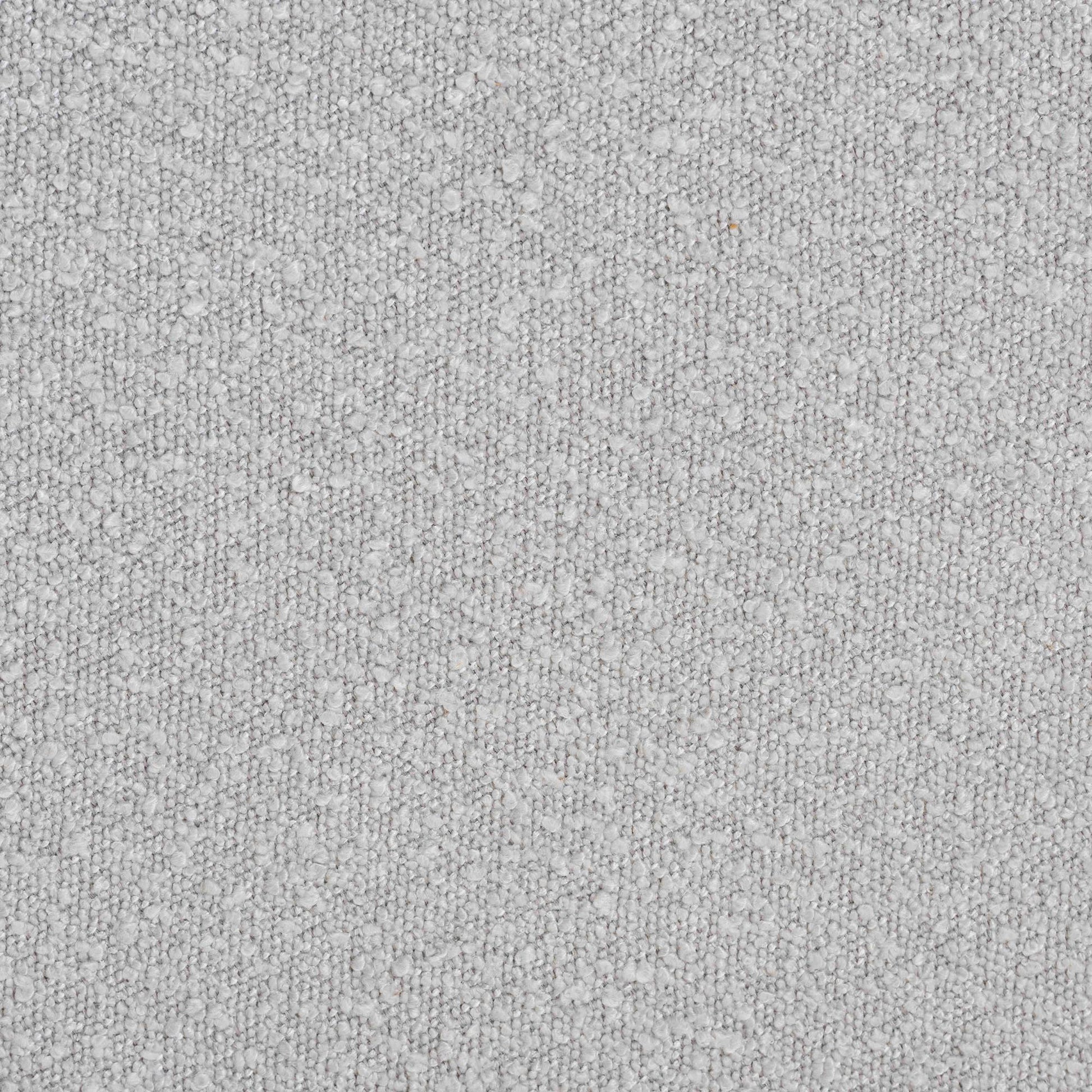 Baxton Studio Finlay Modern Japandi Light Grey Boucle Fabric and Walnut Brown Finished Wood Ottoman Footstool | Ottomans | Modishstore - 5