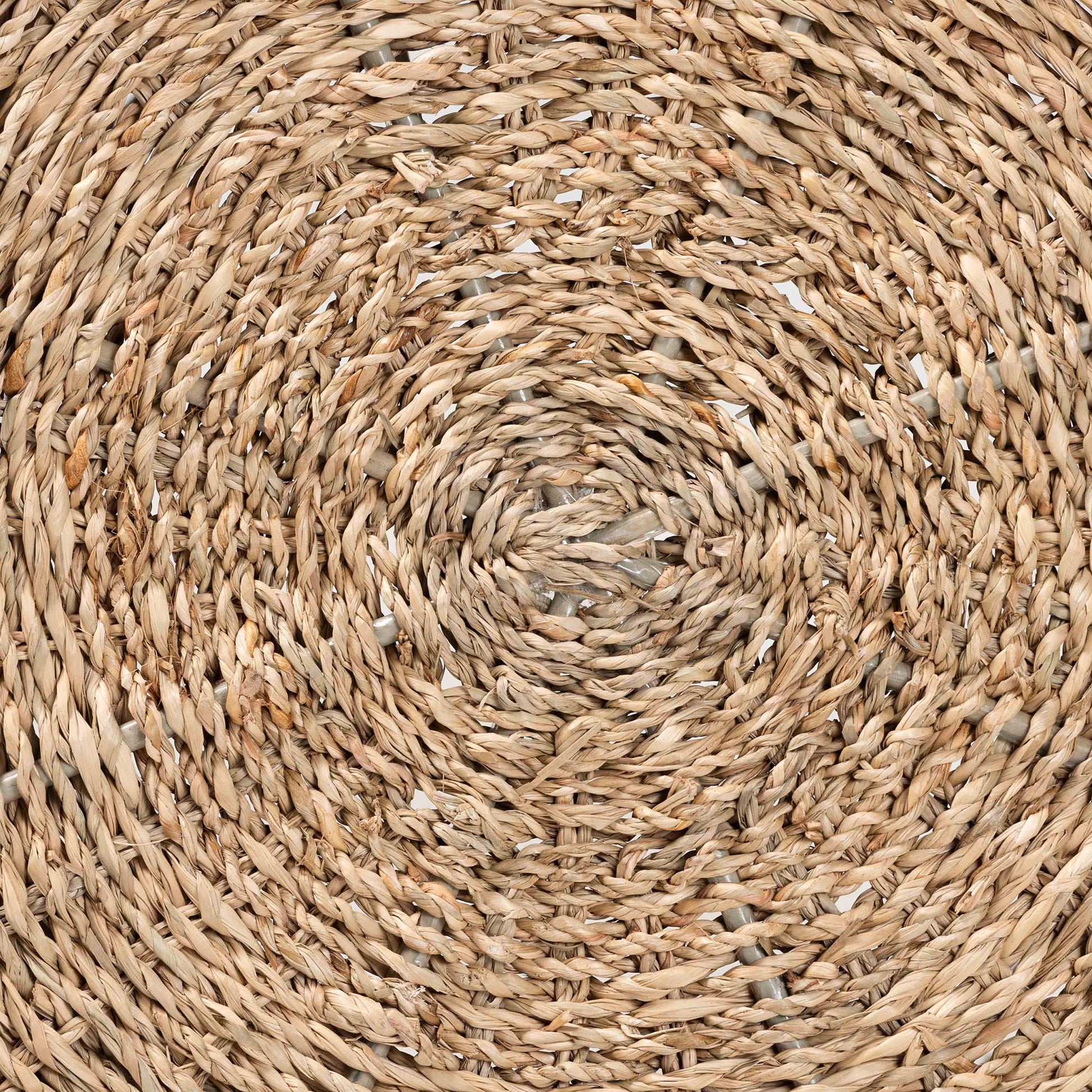 Baxton Studio bali & pari Idoya Modern Bohemian Natural Brown Seagrass End Table | End Tables | Modishstore - 5