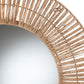 Baxton Studio bali & pari Leala Modern Bohemian Metal and Natural Brown Seagrass Accent Wall Mirror | Mirrors | Modishstore - 3