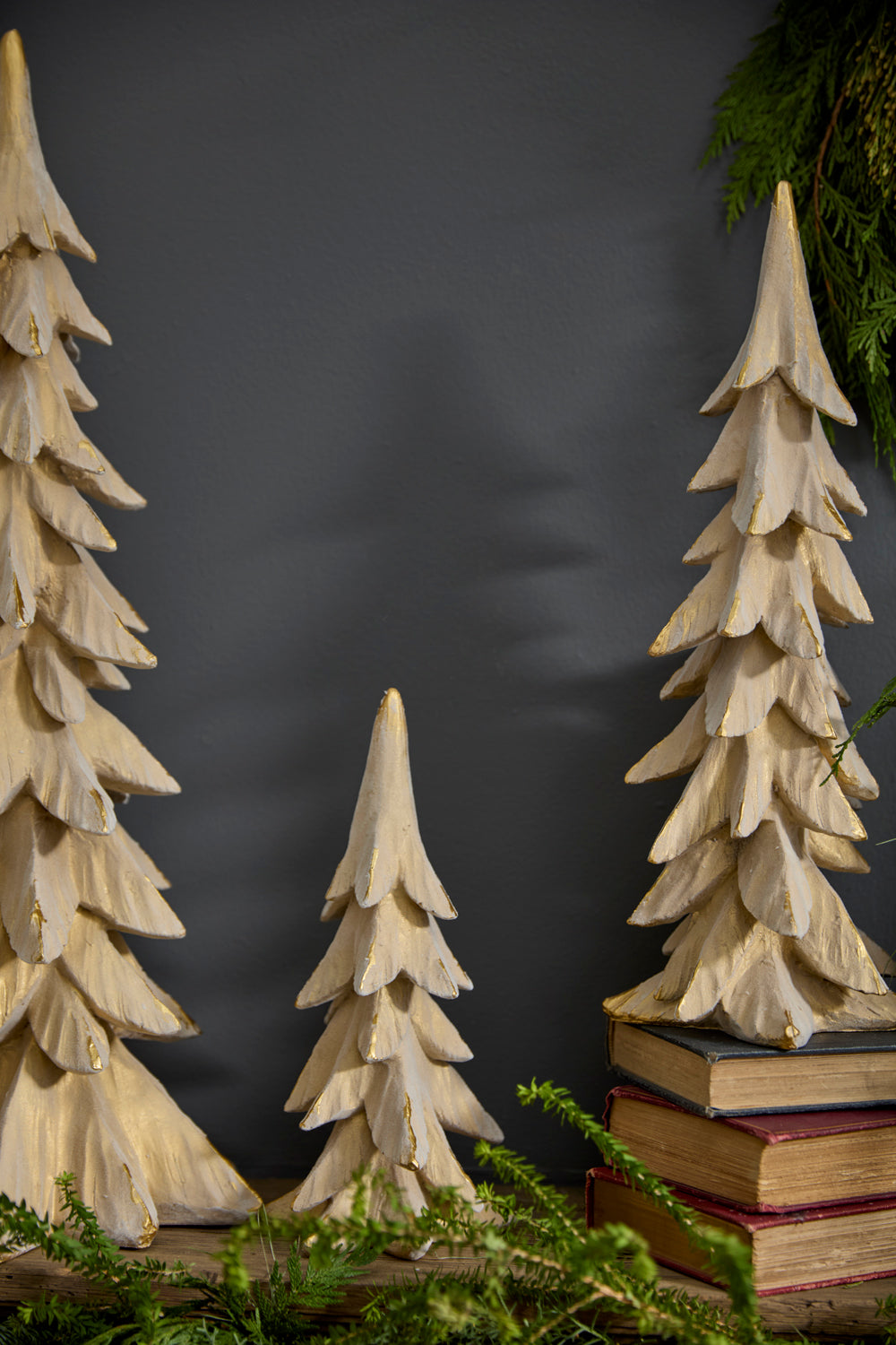Snowstorm Tree Set of 2 By Accent Decor | Planters, Troughs & Cachepots | Modishstore - 4