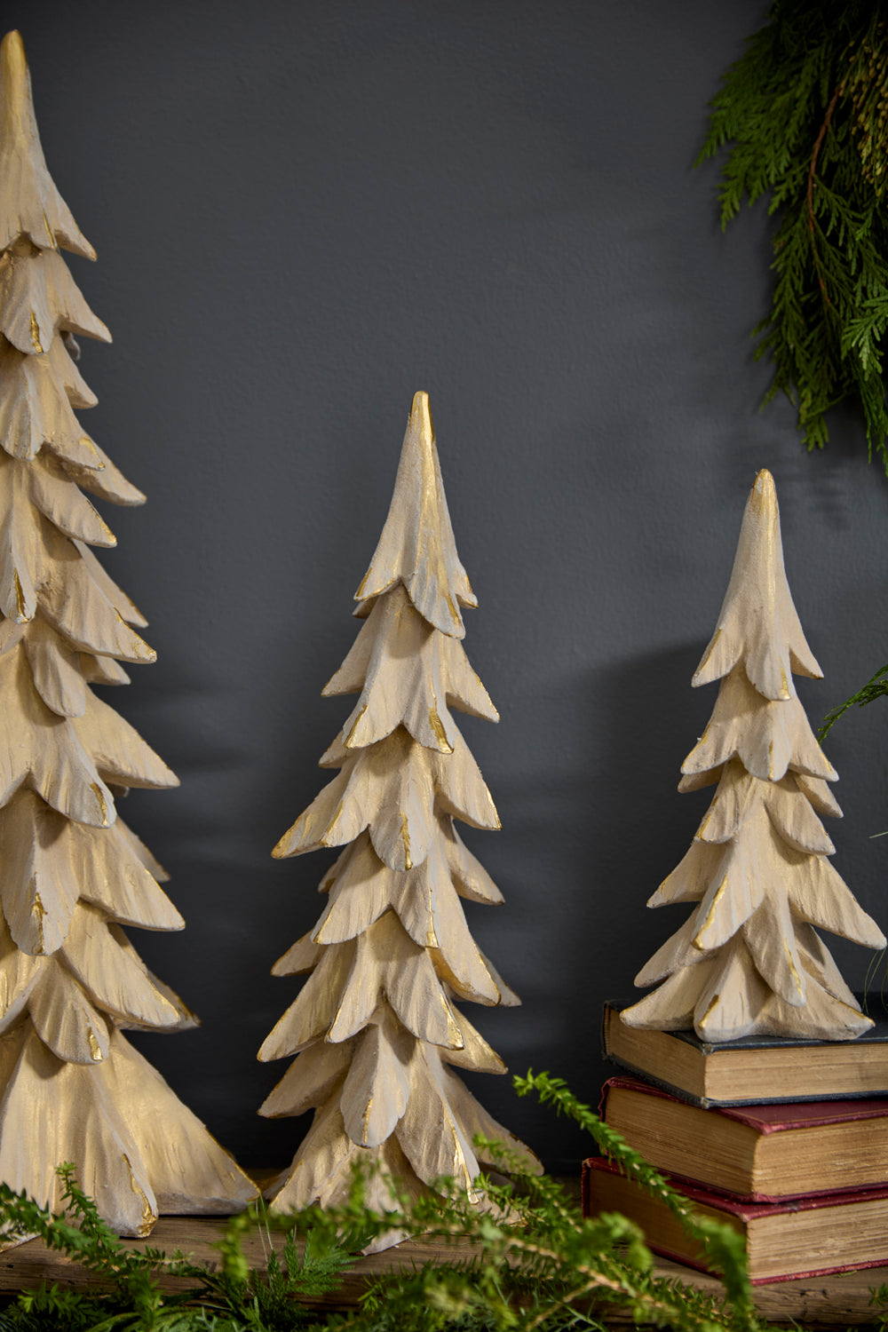 Snowstorm Tree Set of 2 By Accent Decor | Planters, Troughs & Cachepots | Modishstore - 6