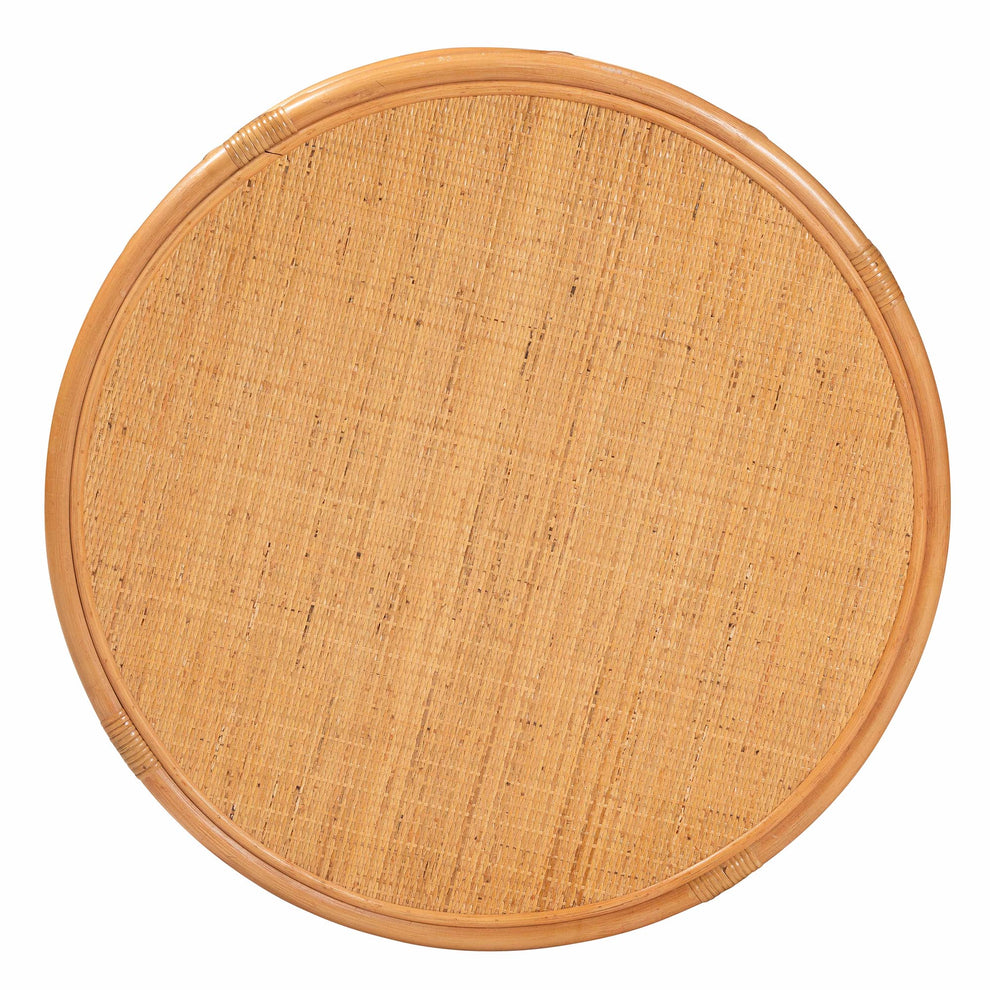 Baxton Studio bali & pari Raflesia Modern Bohemian Natural Rattan Coffee Table | Coffee Tables | Modishstore - 4