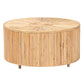 Baxton Studio bali & pari Miami Bohemian Light Honey Rattan Coffee Table | Coffee Tables | Modishstore - 2