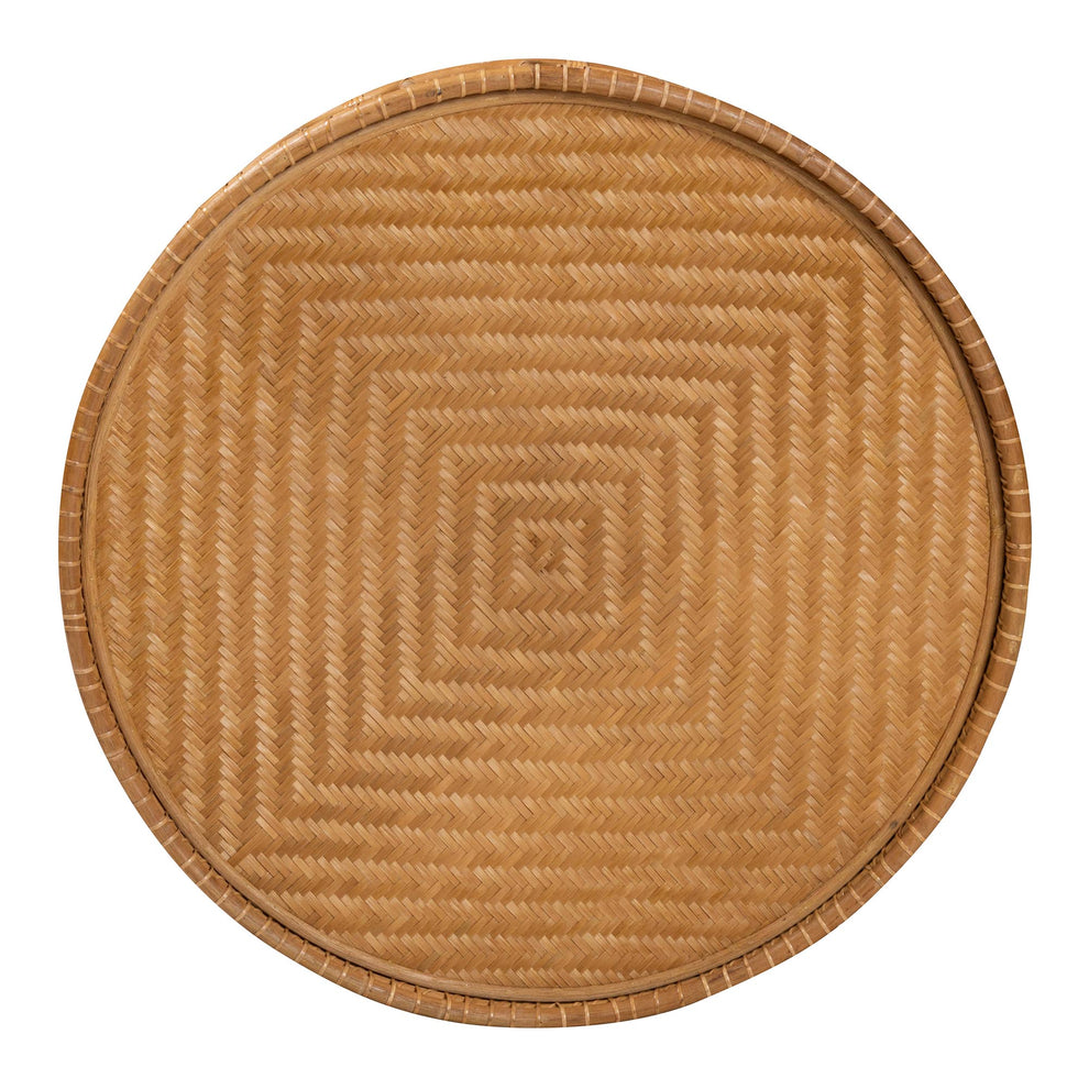Baxton Studio bali & pari Phoenix Modern Bohemian Light Honey Rattan Coffee Table | Coffee Tables | Modishstore - 5