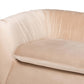 Baxton Studio Adanna Glam and Luxe Champagne Beige Velvet Fabric Sofa | Sofas | Modishstore - 8