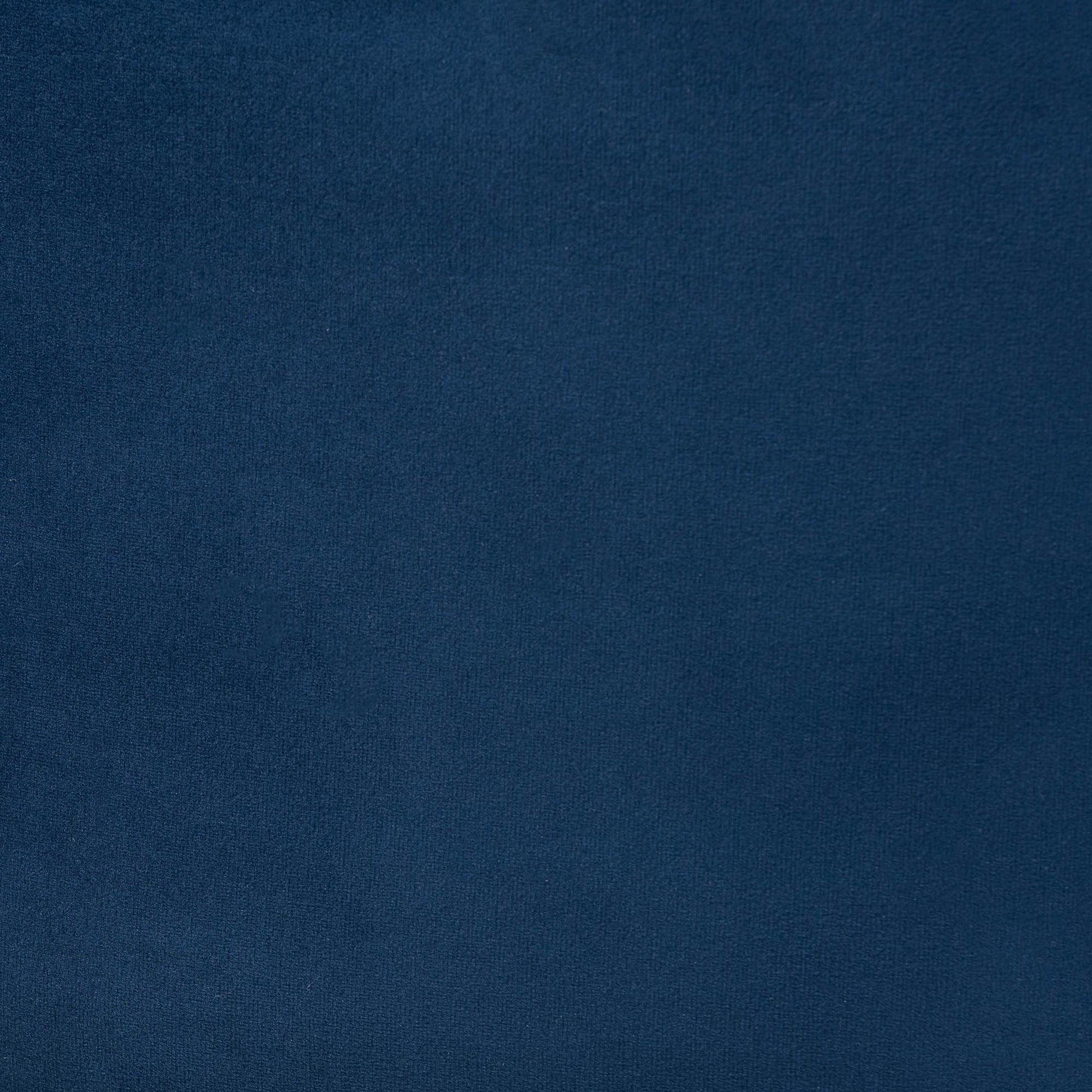 Baxton Studio Deserae Glam and Luxe Navy Blue Velvet and Brushed Gold Metal Sofa | Sofas | Modishstore - 8