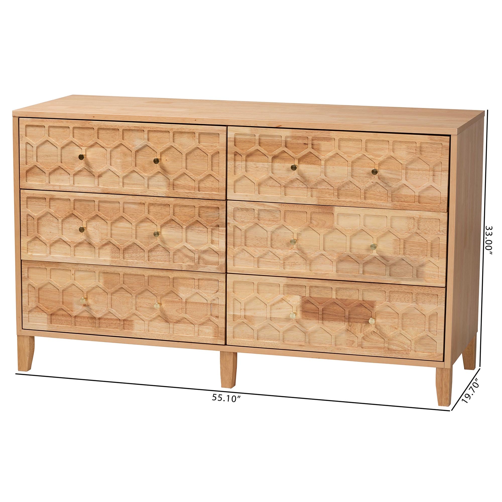Baxton Studio Hosea Dresser - Thumbnail 2