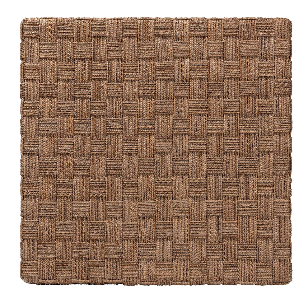 Baxton Studio bali & pari Karina Bohemian Natural Seagrass Coffee Table | Coffee Tables | Modishstore - 6