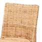 Baxton Studio bali & pari Rowen Bohemian Light Honey Kubu Rattan and Mahogany Wood Dining Chair | Dining Chairs | Modishstore - 6