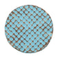 Baxton Studio bali & pari Juliette Bohemian Sky Blue Coconut Shell and Acacia Wood End Table | End Tables | Modishstore - 3