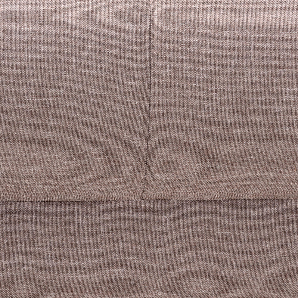 Baxton Studio Claire Contemporary Clay Fabric Upholstered Convertible Sleeper Sofa | Sectional | Modishstore - 6