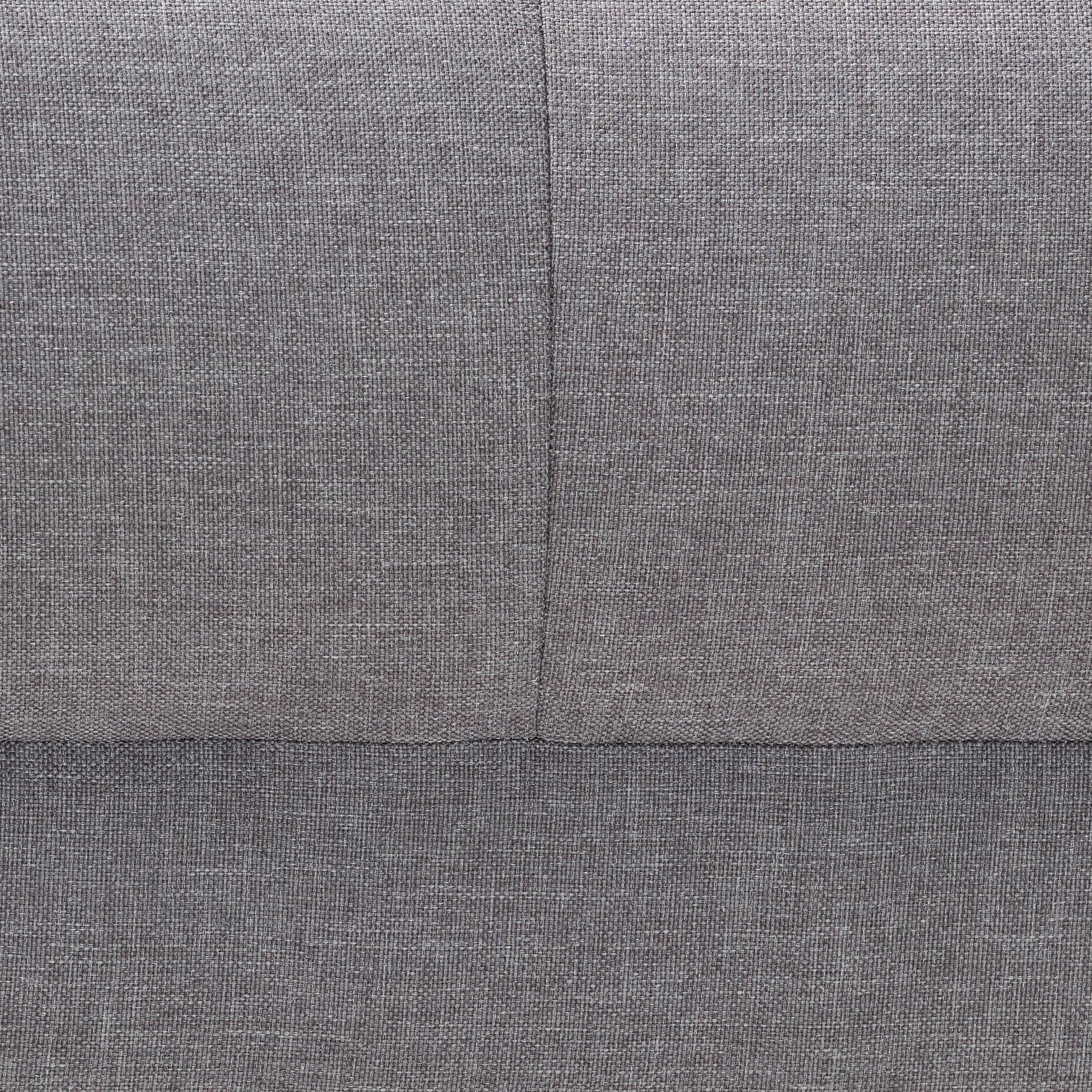 Baxton Studio Claire Contemporary Slate Fabric Upholstered Convertible Sleeper Sofa | Sectional | Modishstore - 6