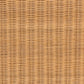 Baxton Studio bali & pari Erla Bohemian Light Honey Rattan Accent Bench with Scallop border | Benches | Modishstore - 9