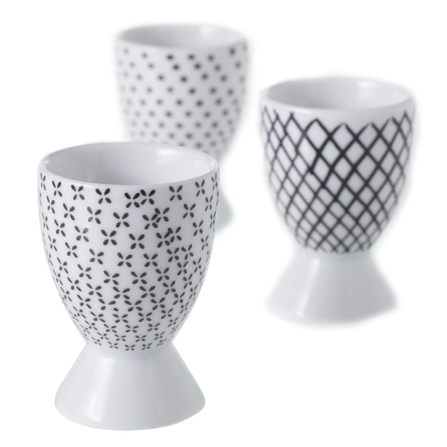 Graphic Egg Cup Set of 12 By Accent Decor | Decor | Modishstore - 2