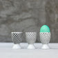 Graphic Egg Cup Set of 4 By Accent DŽcor