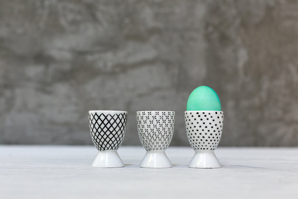 Graphic Egg Cup Set of 12 By Accent Decor | Decor | Modishstore - 5