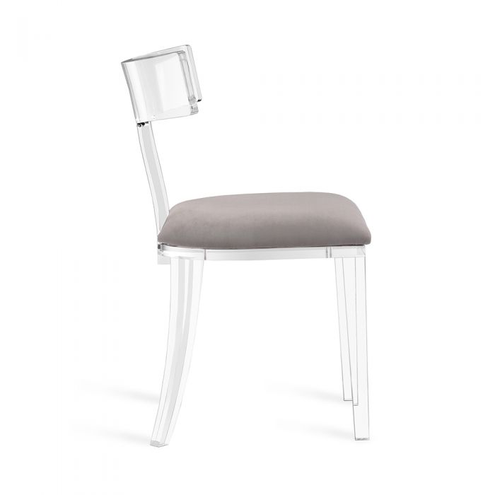 Tristan Acrylic Klismos Chair By Interlude Home | Dining Chairs | Modishstore - 3