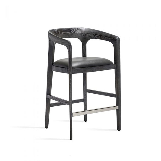 Kendra Counter Stool - Grey By Interlude Home | Counter Stools | Modishstore