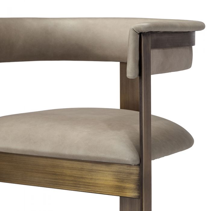 Darcy Dining Chair - Taupe By Interlude Home | Dining Chairs | Modishstore - 3