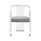 Willa Dining Chair - Ocean Grey/ Silver By Interlude Home | Dining Chairs | Modishstore