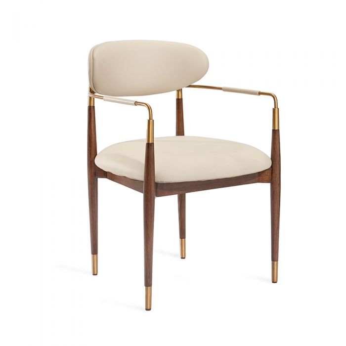 Cidra Chair - Cream Latte By Interlude Home | Dining Chairs | Modishstore - 2