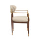 Cidra Chair - Cream Latte By Interlude Home | Dining Chairs | Modishstore - 4
