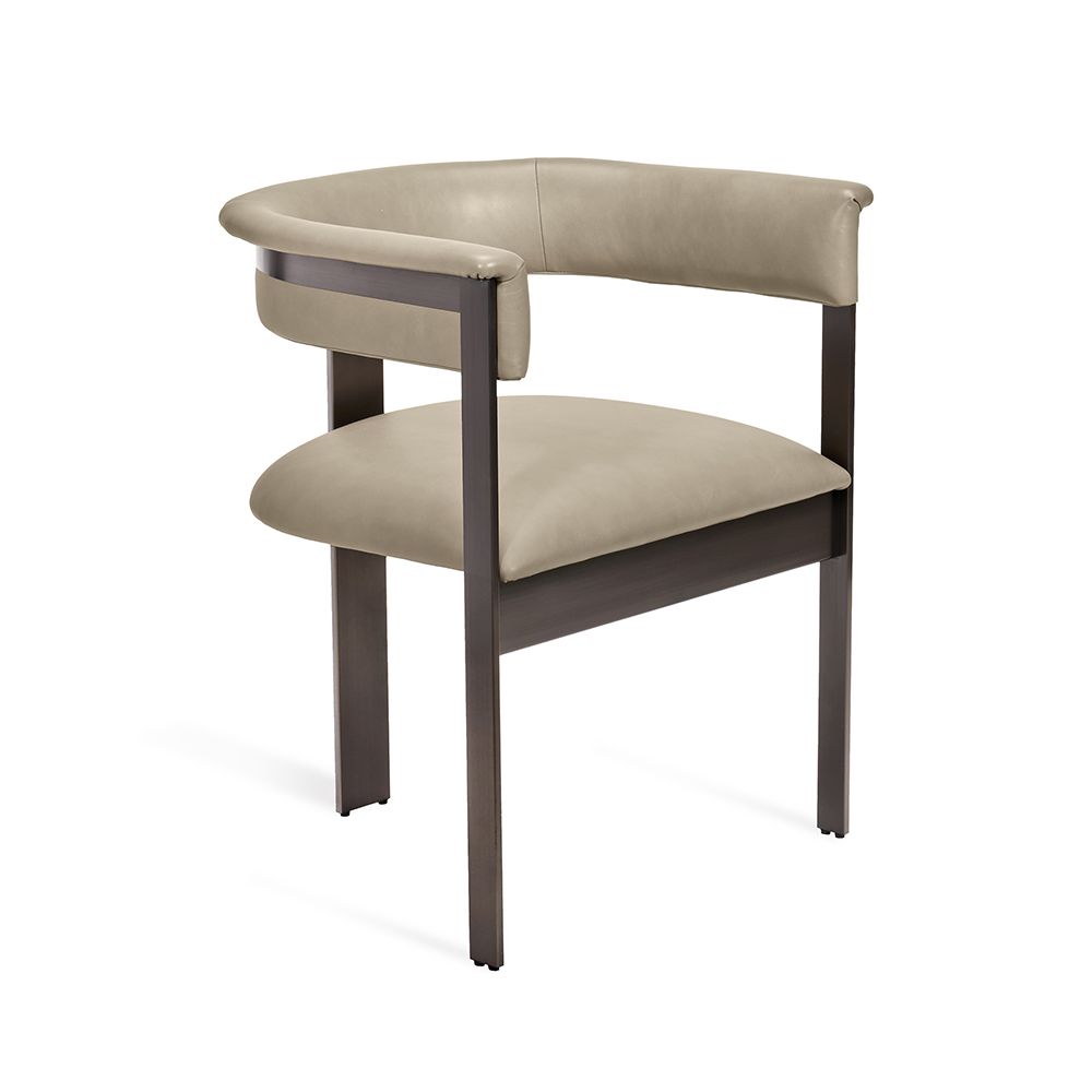 Darcy Dining Chair - Taupe/ Graphite By Interlude Home | Dining Chairs | Modishstore - 2