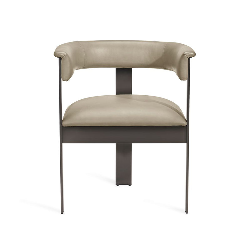 Darcy Dining Chair - Taupe/ Graphite By Interlude Home | Dining Chairs | Modishstore