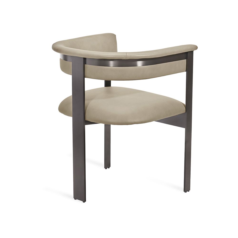 Darcy Dining Chair - Taupe/ Graphite By Interlude Home | Dining Chairs | Modishstore - 3