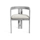 Burke Dining Chair - Shearling By Interlude Home | Dining Chairs | Modishstore - 6