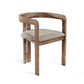 Burke Dining Chair - Shearling By Interlude Home | Dining Chairs | Modishstore - 12
