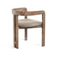 Burke Dining Chair - Shearling By Interlude Home | Dining Chairs | Modishstore - 13