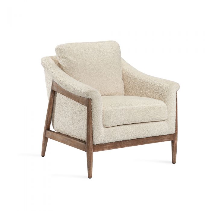 Layla Occasional Chair - Haze Shearling By Interlude Home | Armchairs | Modishstore - 9